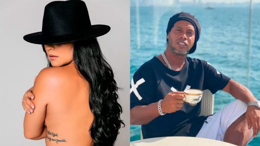 Mãe do filho de Ronaldinho Gaúcho posa para ensaio nas redes 'Permita