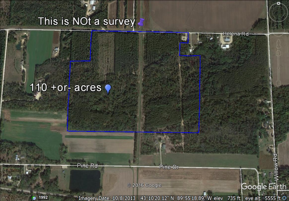 110 acres in Iowa County, Wisconsin