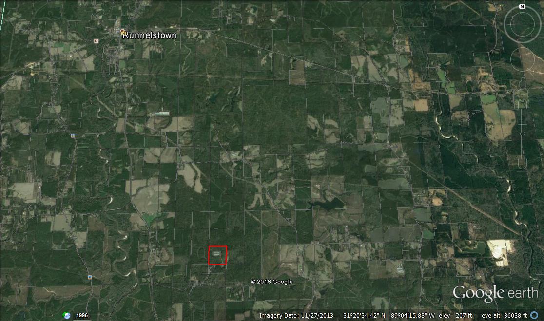 40 acres in Perry County, Mississippi