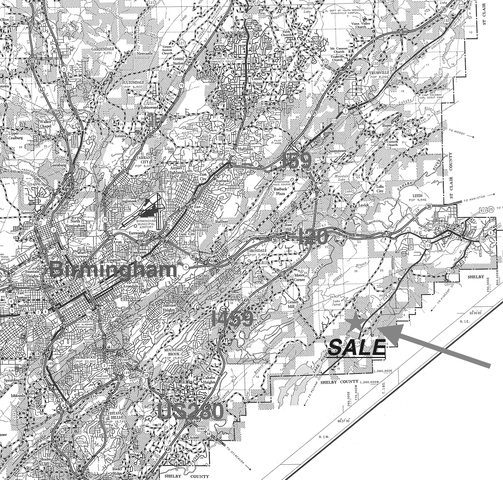 47 acres in Jefferson County, Alabama