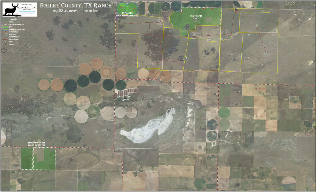 12,788.47 acres in Bailey County, Texas