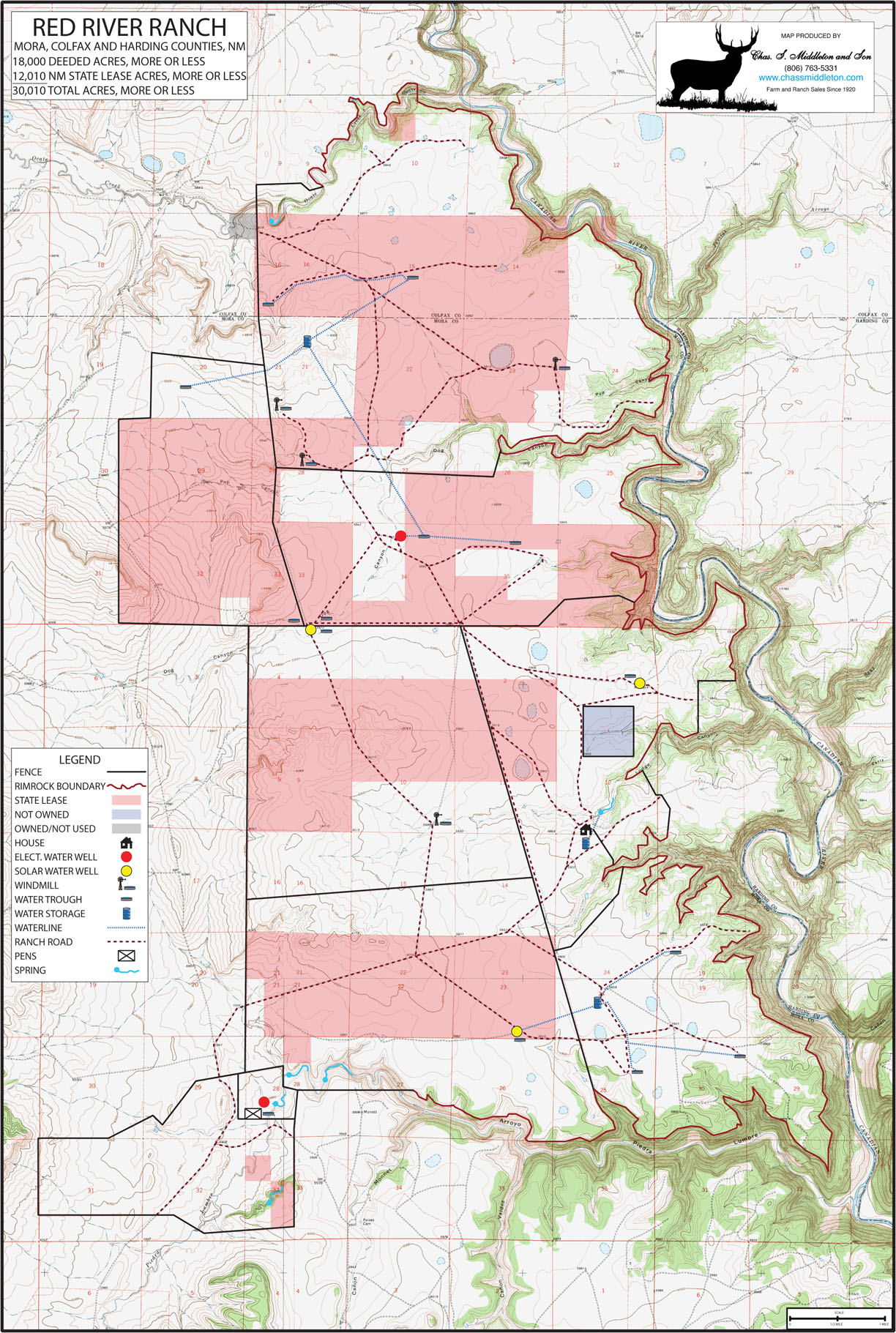 30,010 acres in Colfax County, New Mexico