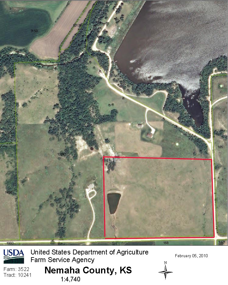 38 acres in Nemaha County, Kansas