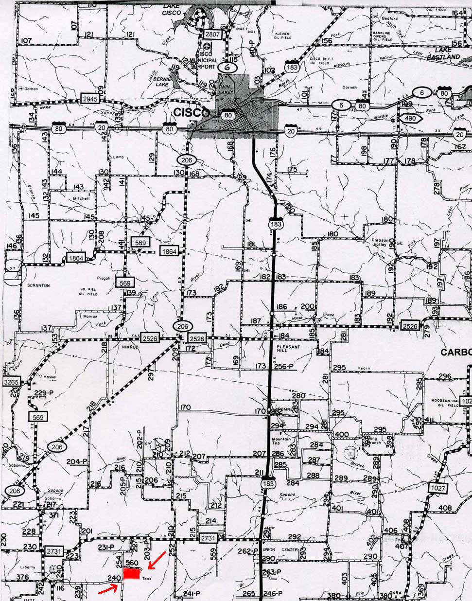 51 acres in Eastland County, Texas