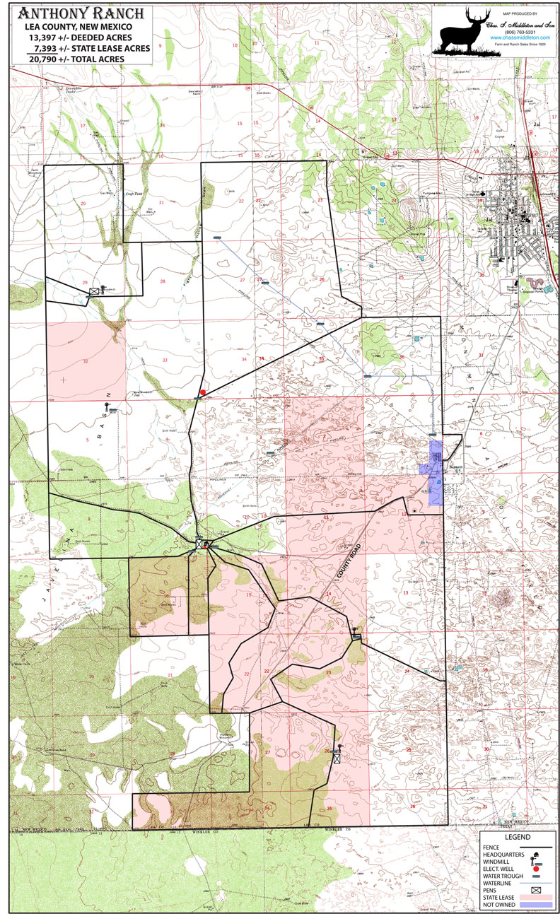 20,790 acres in Lea County, New Mexico