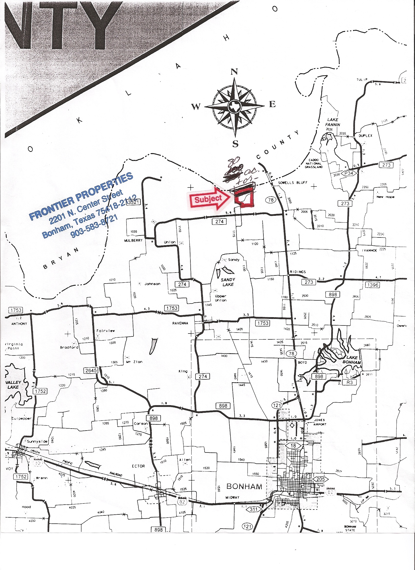 80 acres in Fannin County, Texas