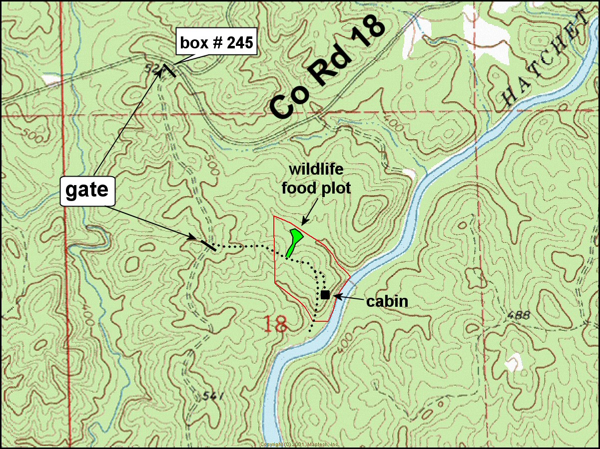 16 acres in Coosa County, Alabama