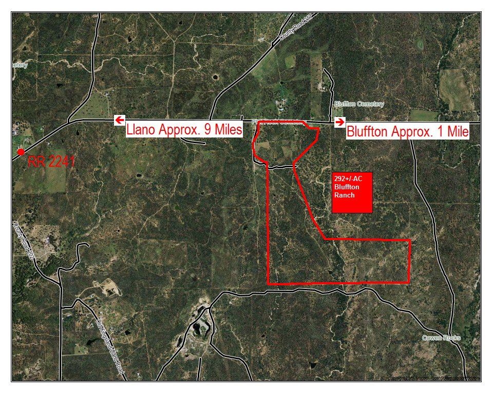 292 acres in Llano County, Texas