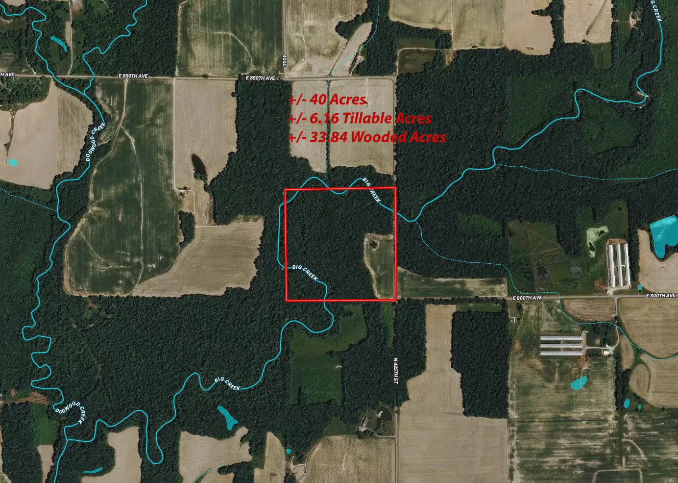 40 acres in Crawford County, Illinois