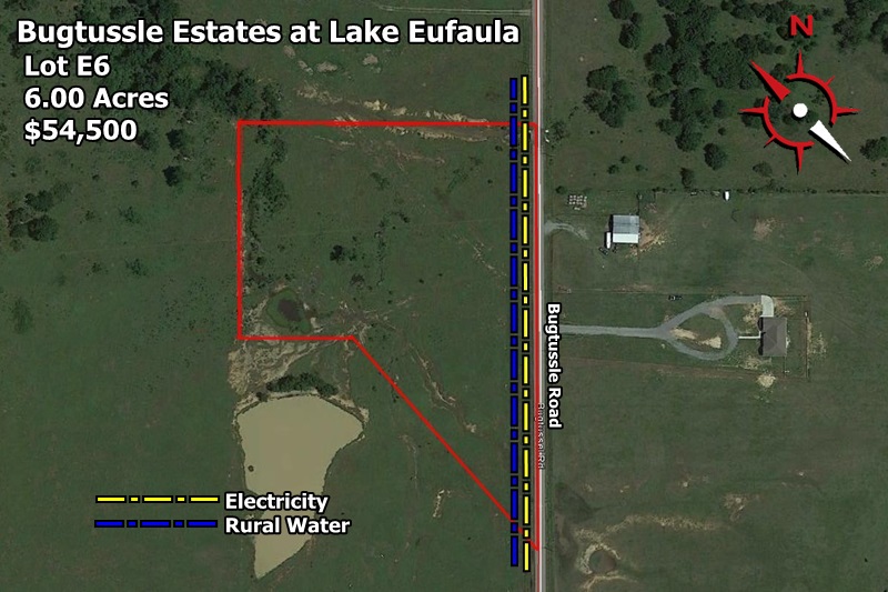 6 acres in Pittsburg County, Oklahoma