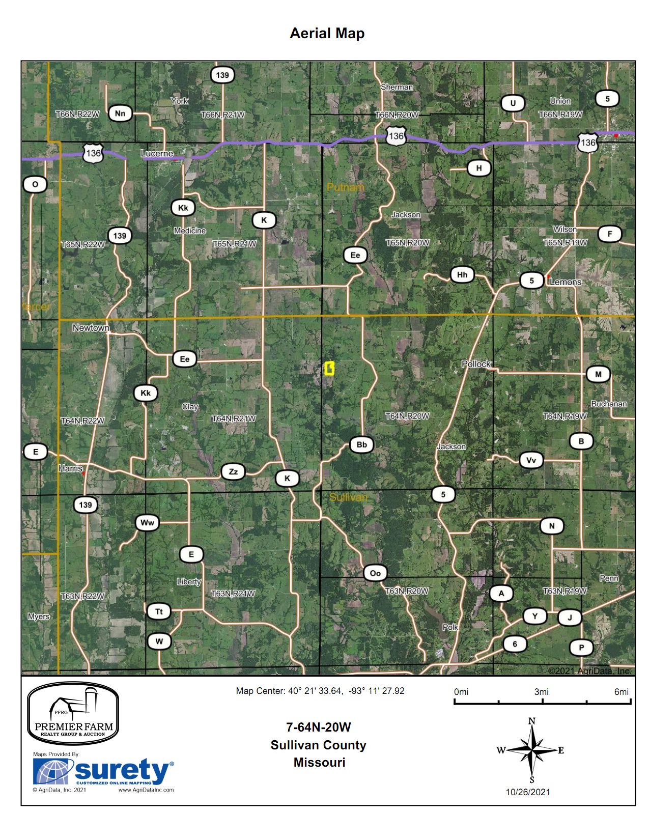 57 acres in Sullivan County, Missouri