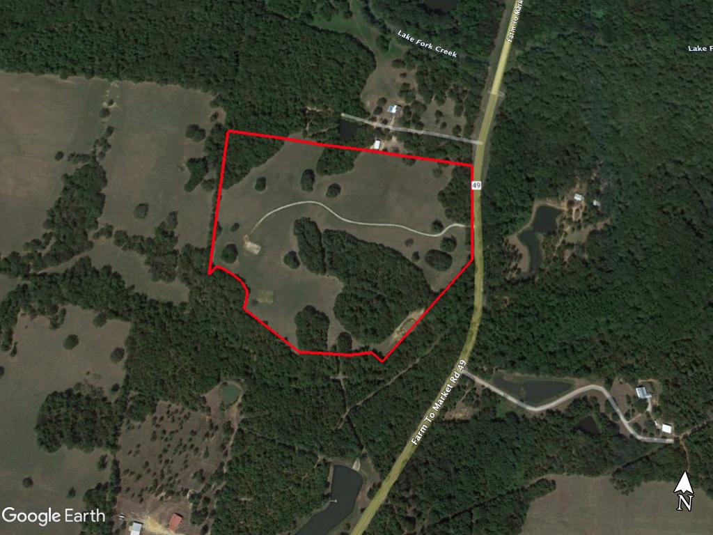 49.5 acres in Wood County, Texas