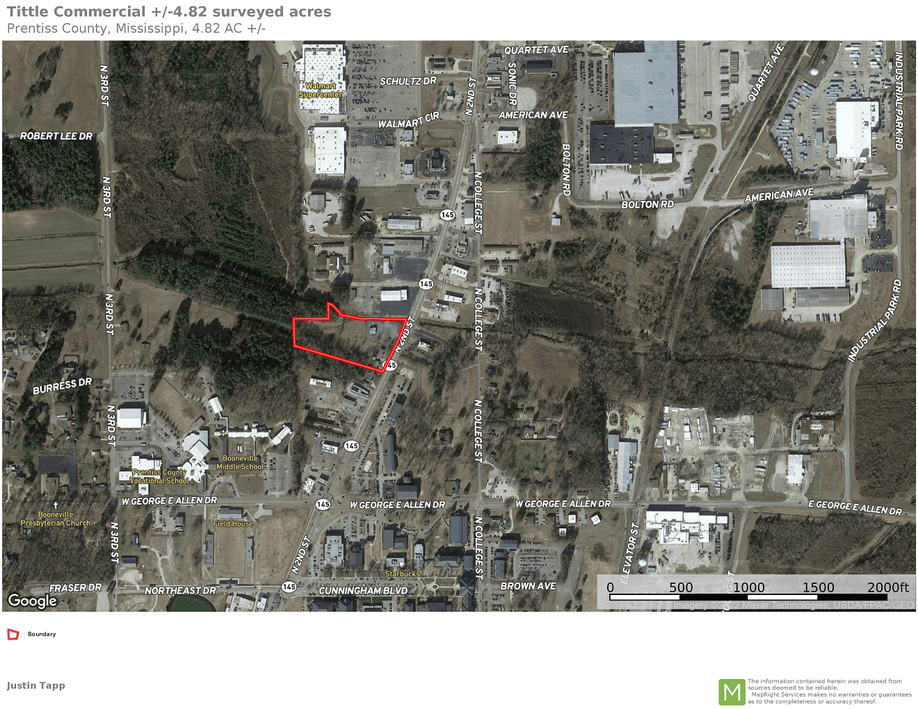 4.82 acres in Prentiss County, Mississippi