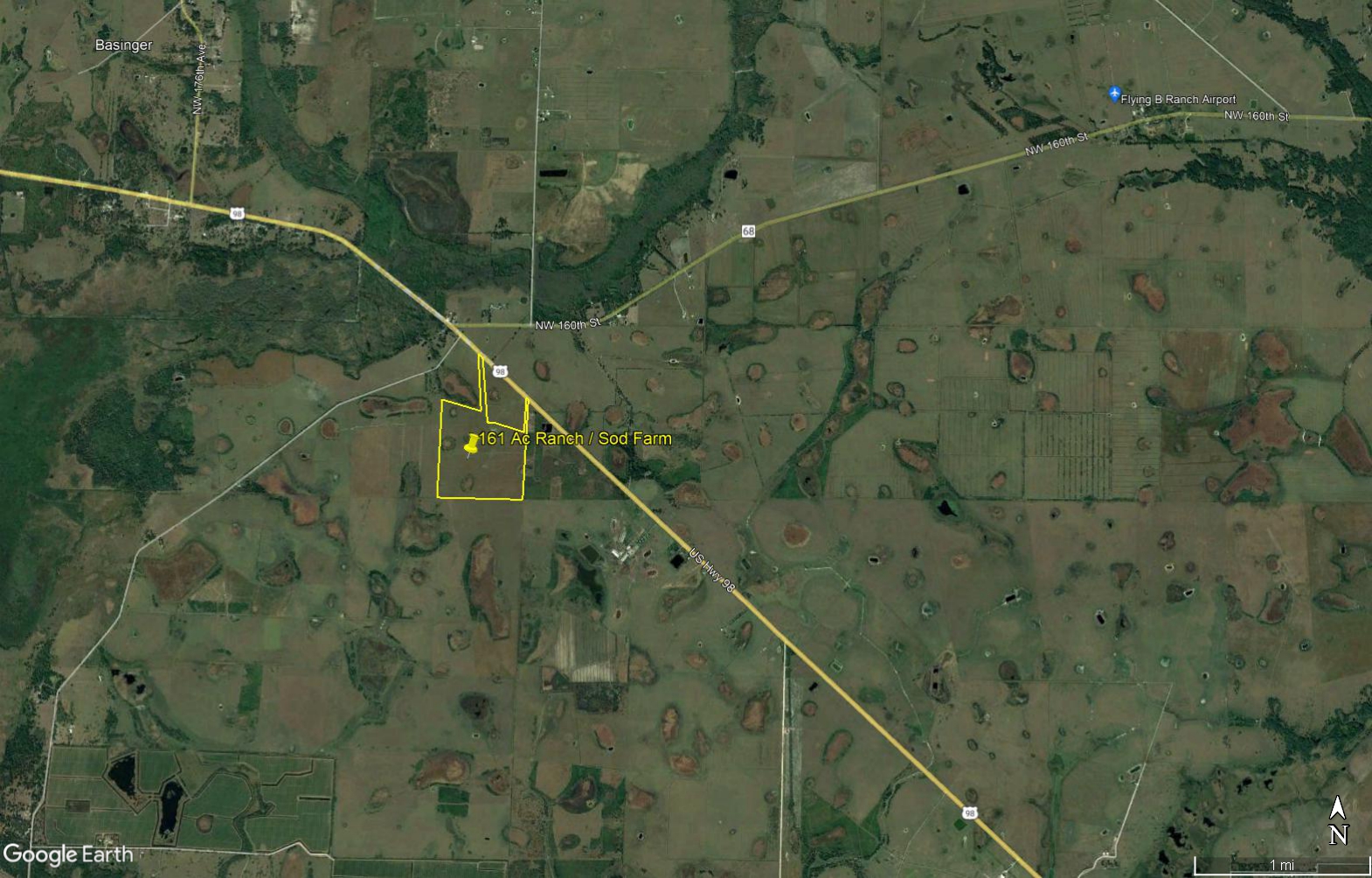 161 acres in Okeechobee County, Florida