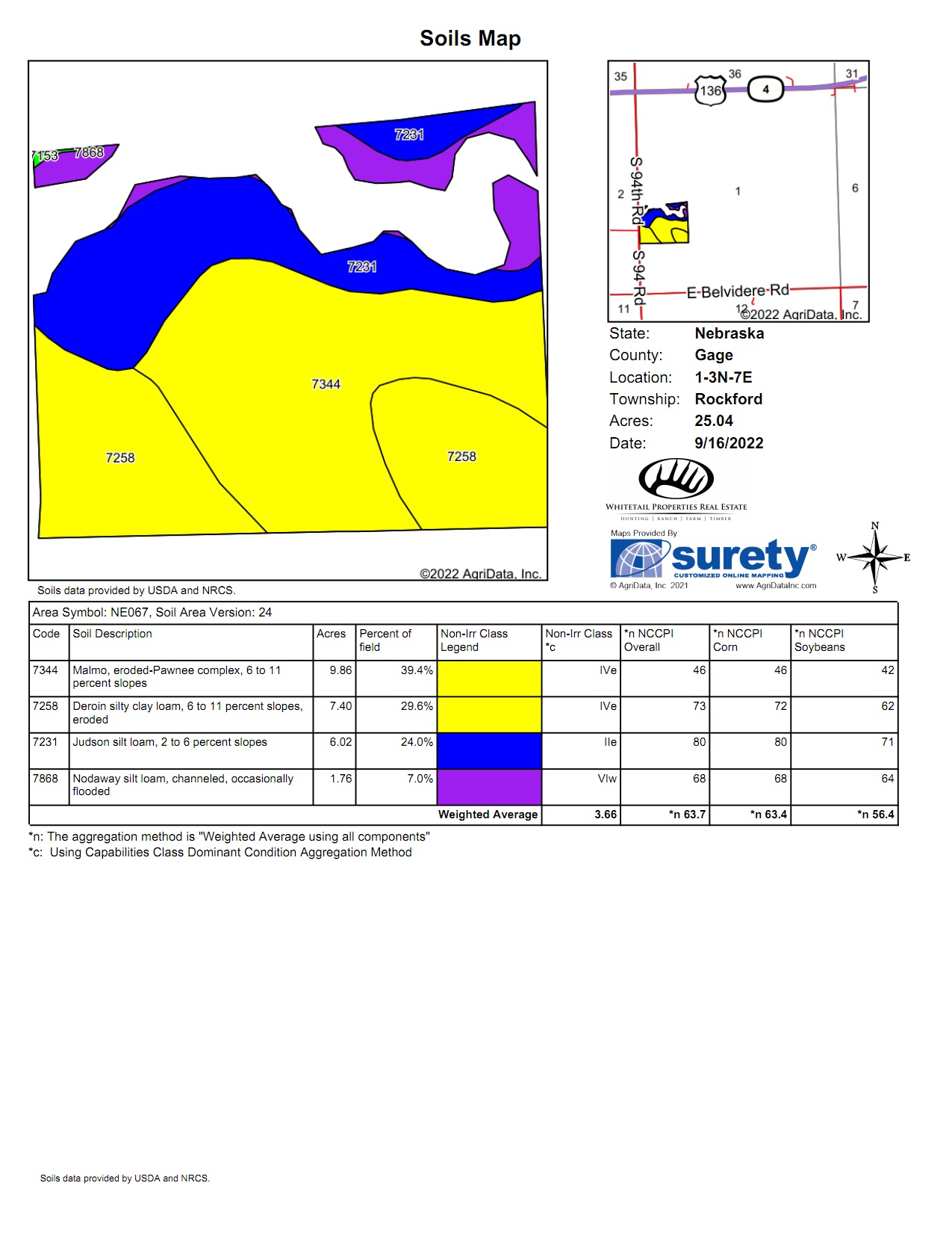 30 acres in Gage County, Nebraska