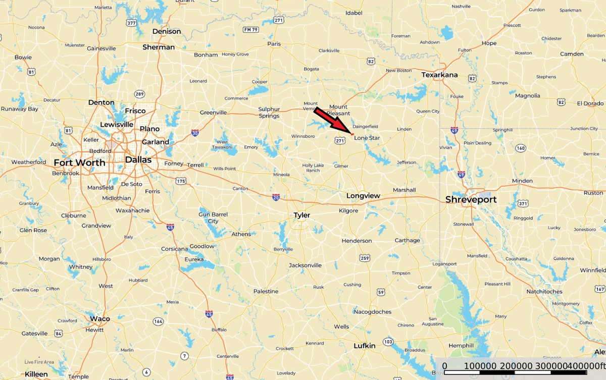 198.12 acres in Camp County, Texas
