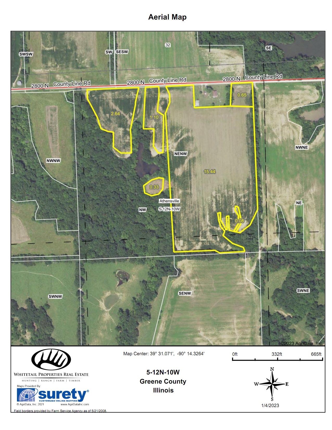 38.63 acres in Greene County, Illinois