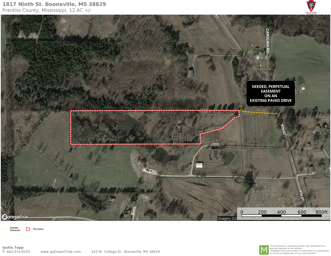 12 acres in Prentiss County, Mississippi