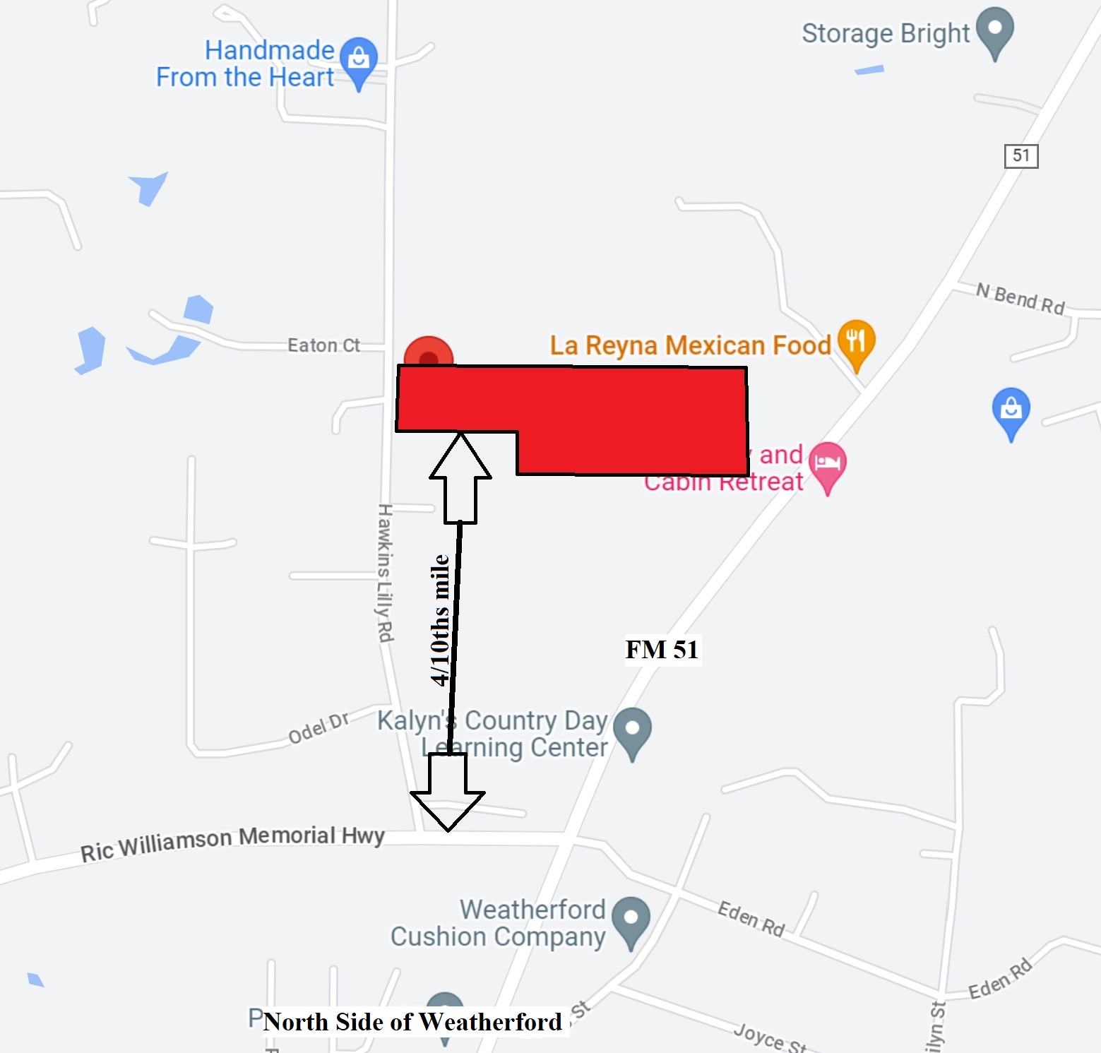 17 acres in Parker County, Texas