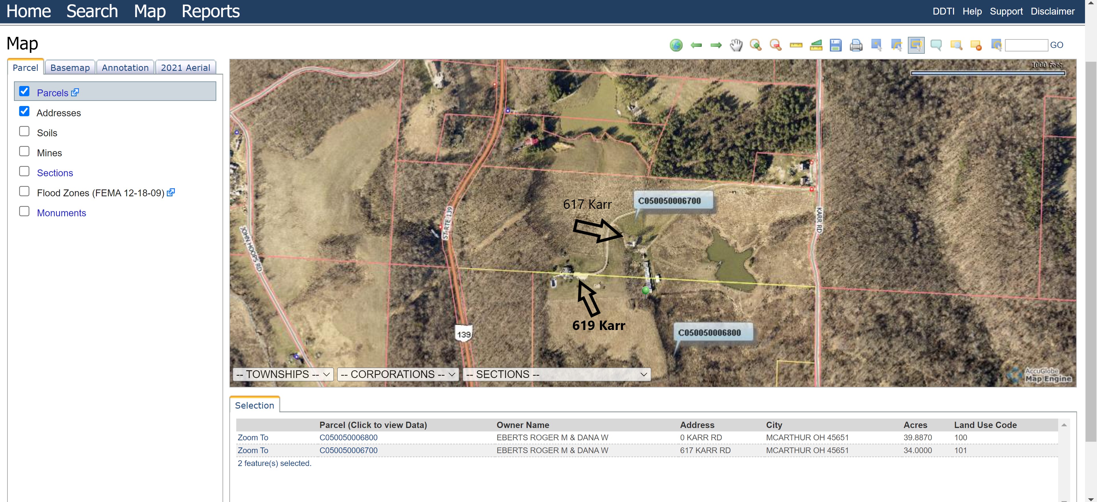 52 acres in Jackson County, Ohio