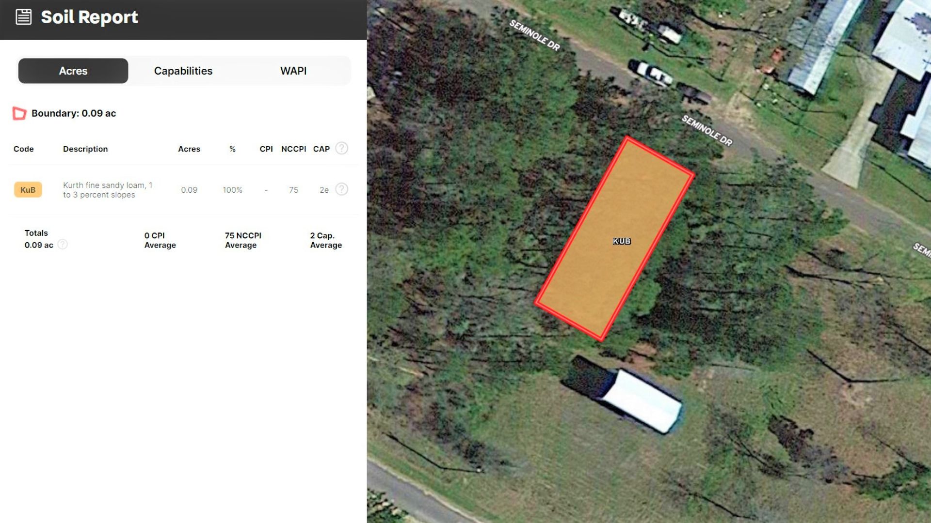 0.18 acres in Trinity County, Texas