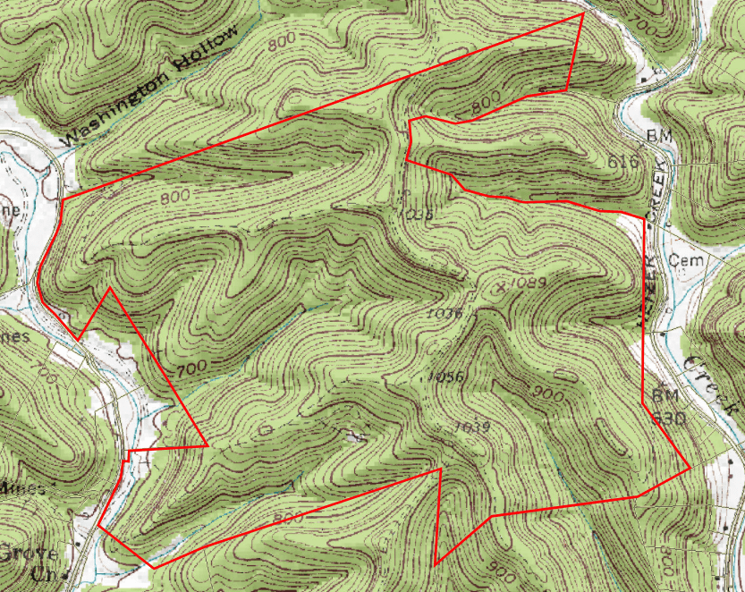486 acres in Putnam County, West Virginia