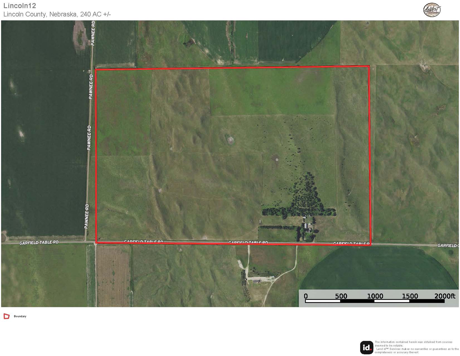 240 acres in Lincoln County, Nebraska
