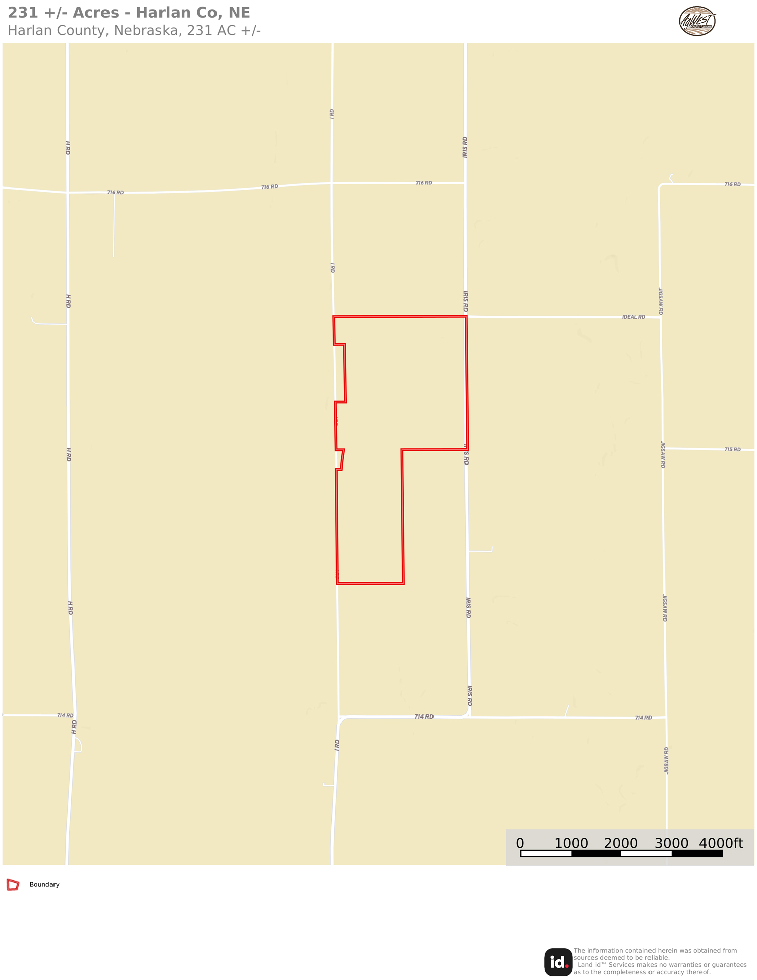 231 acres in Harlan County, Nebraska