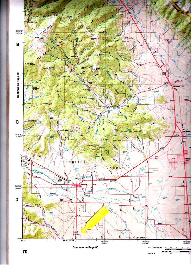 480 Acres, US Hwy 285, Saguache, CO 81149 Land and Farm