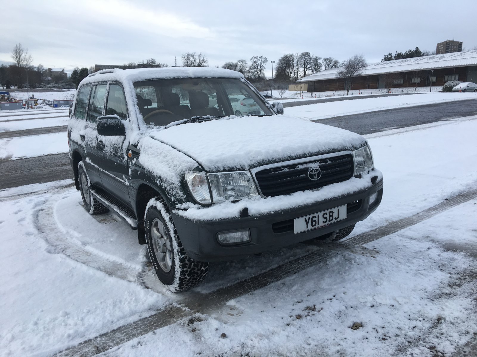 Cruiser in the snow. Land Cruiser Club