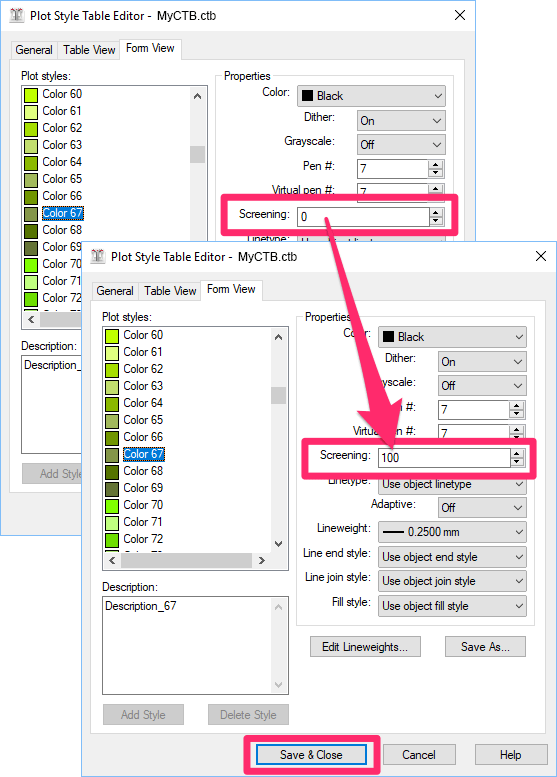Hatch Boundary Not Visible When Plotting