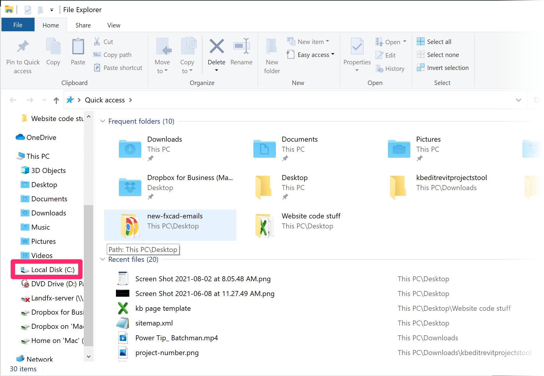 Windows File Explorer (Windows Explorer)