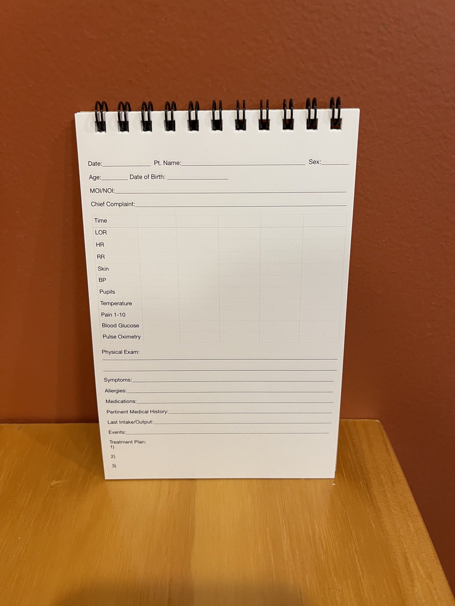 Patient Assessment Notebook Landmark Learning