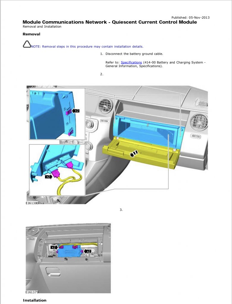 B141296 Quiescent relay box Failure Land Rover and Range Rover Forums