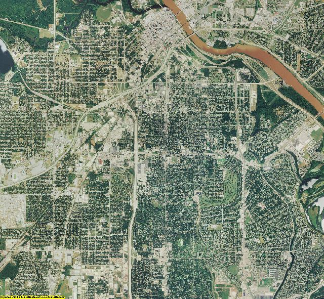 2007 Caddo County, Louisiana Aerial Photography