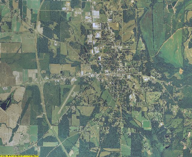 2007 Chickasaw County, Mississippi Aerial Photography