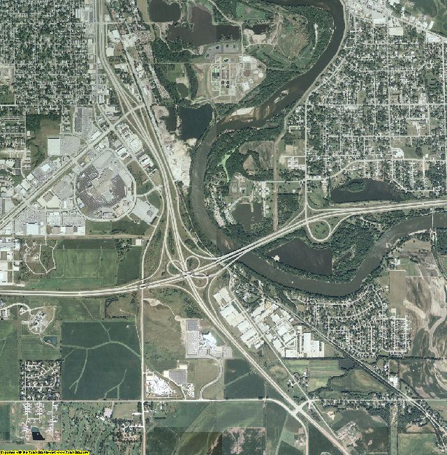 2008 Black Hawk County, Iowa Aerial Photography