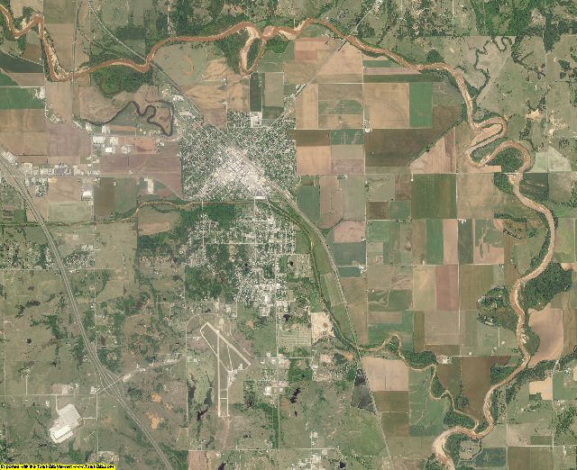 2008 Garvin County, Oklahoma Aerial Photography
