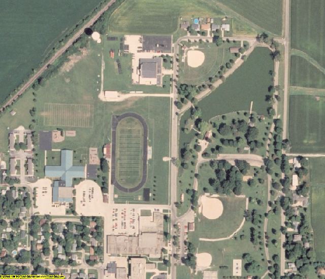 2009 Moultrie County, Illinois Aerial Photography