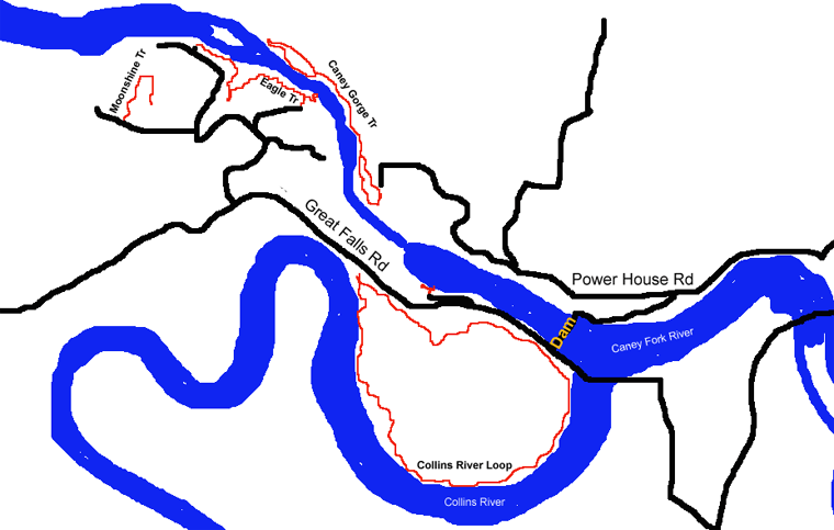 Rock Island Trail Map Rock Island State Park Hiking Trails