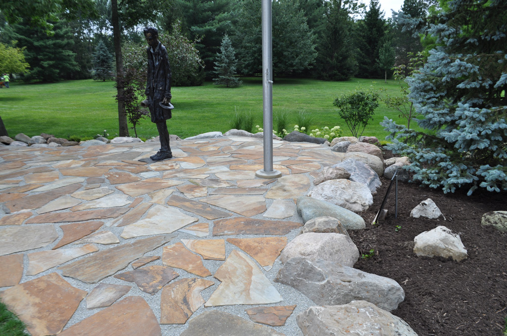 Brown Flagstone Indianapolis Decorative Rock McCarty