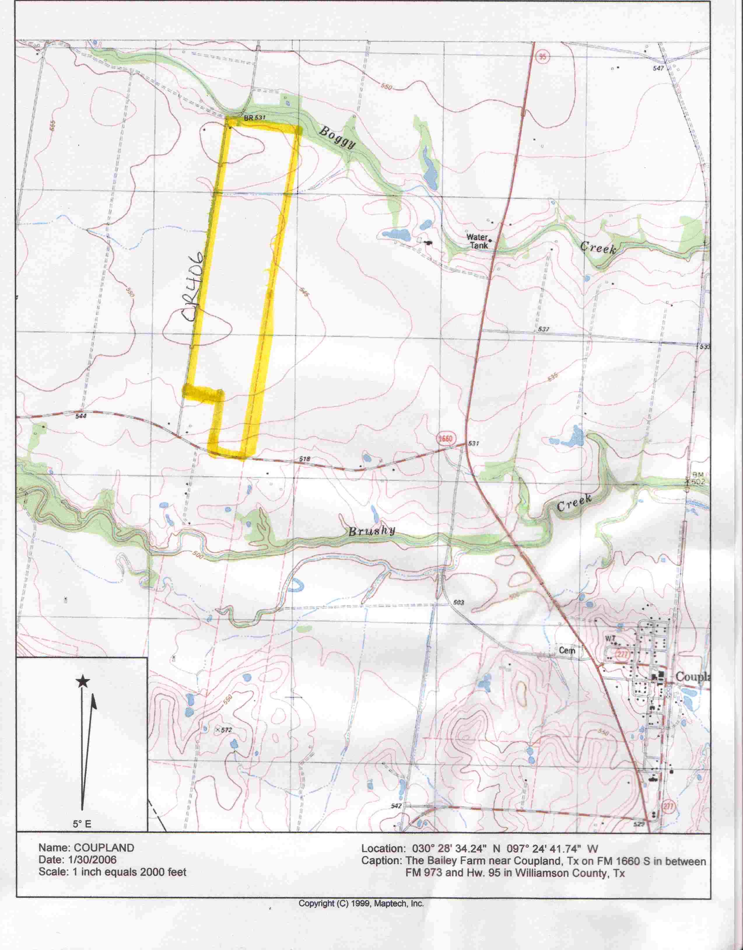 173 acres in Williamson County, Texas