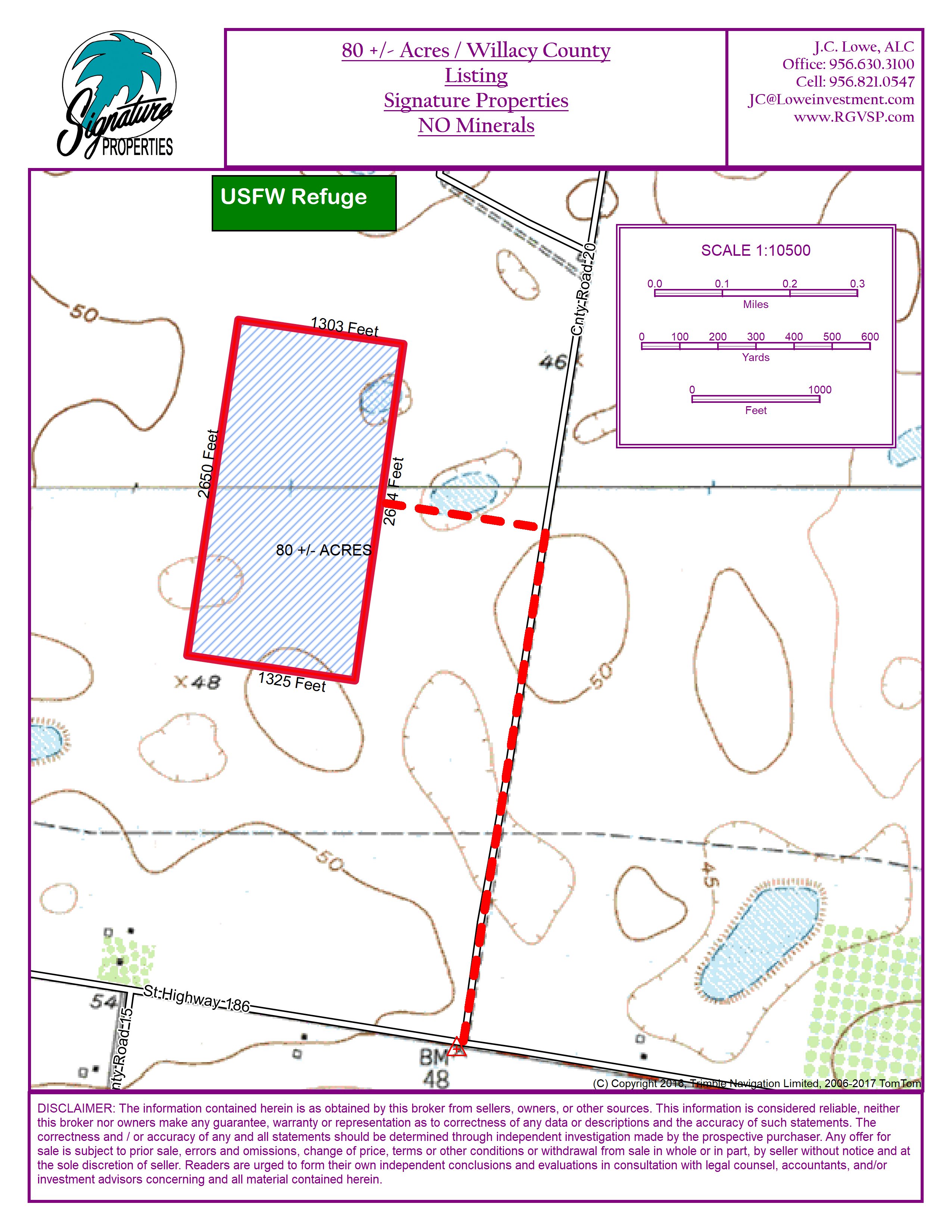 80 acres in Willacy County, Texas