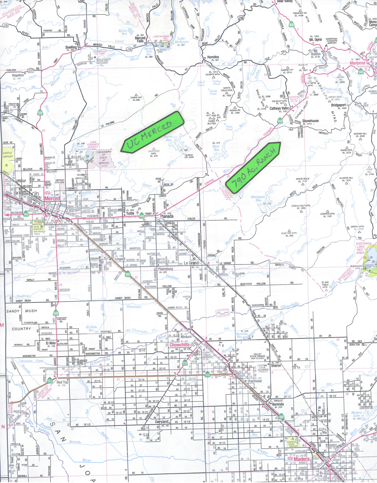 Catheys Valley, Mariposa County, CA Recreational Property, Lakefront