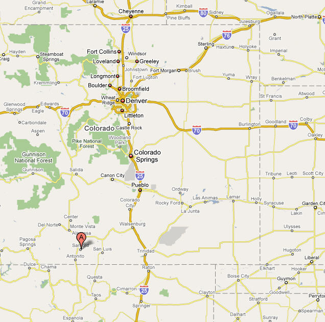 Manassa, Costilla County, CO Recreational Property, Riverfront Property