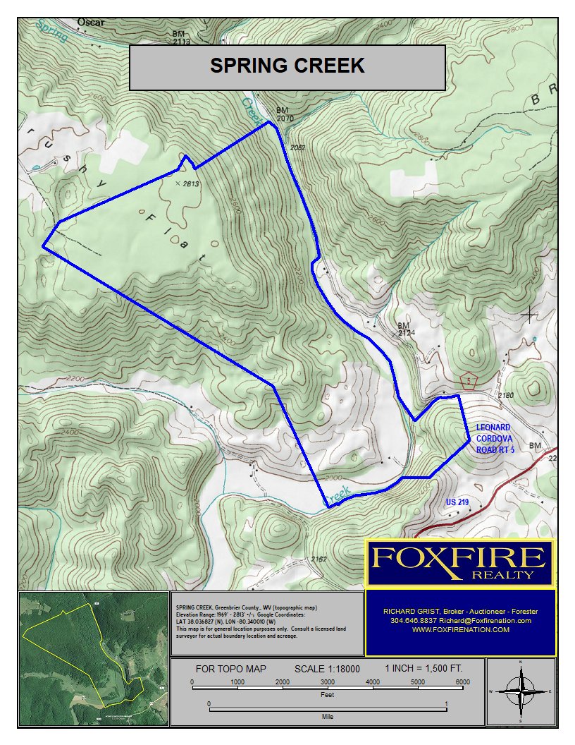 Renick, Greenbrier County, WV Farms and Ranches, Recreational Property
