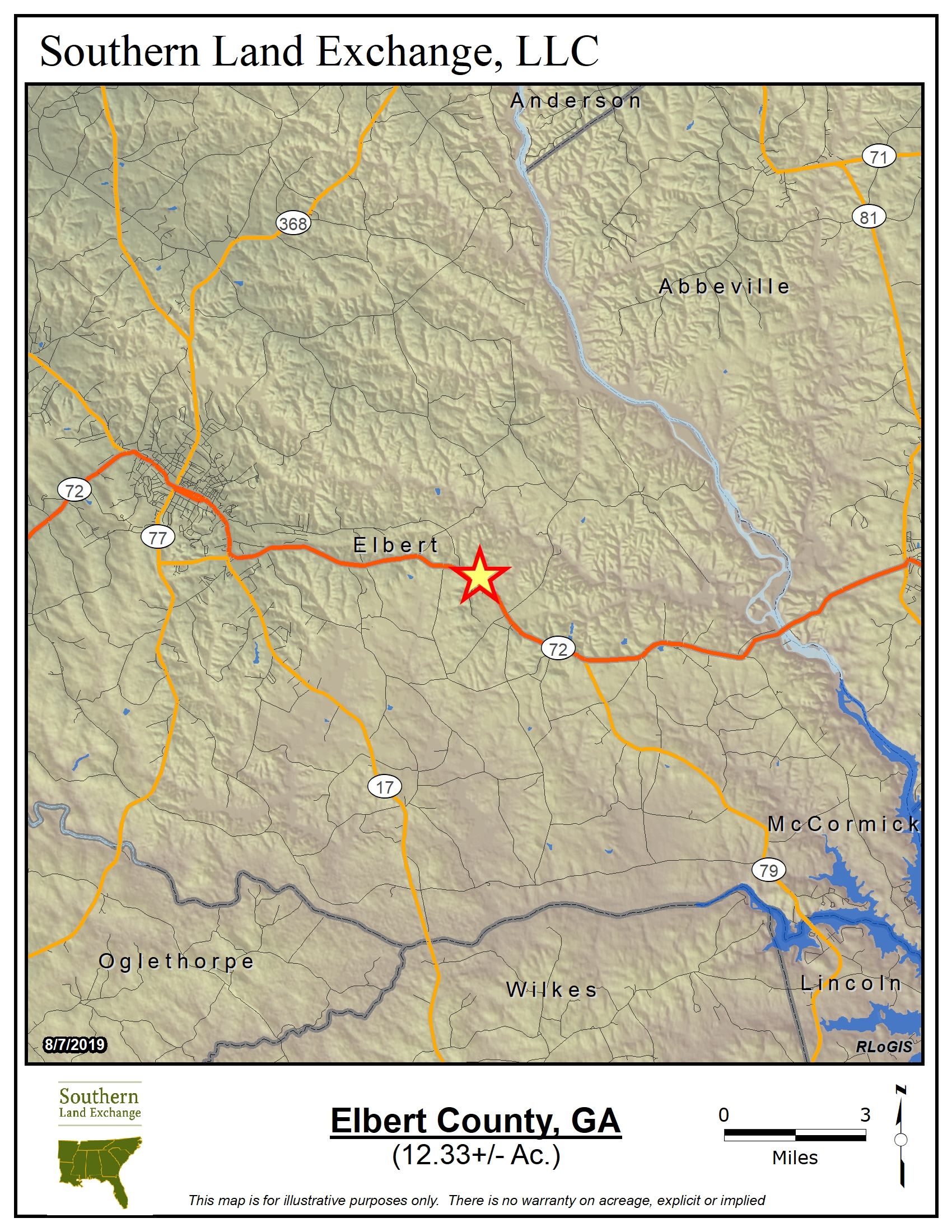 Elberton, Elbert County, GA Recreational Property, House for sale