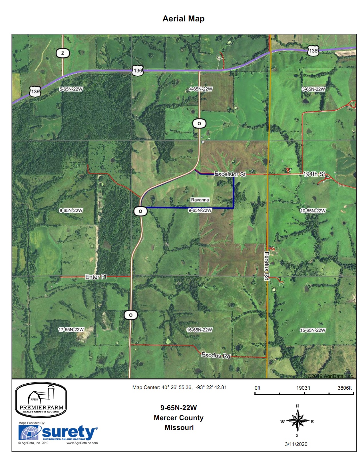 Newtown, Mercer County, MO Farms and Ranches, Hunting Property for sale