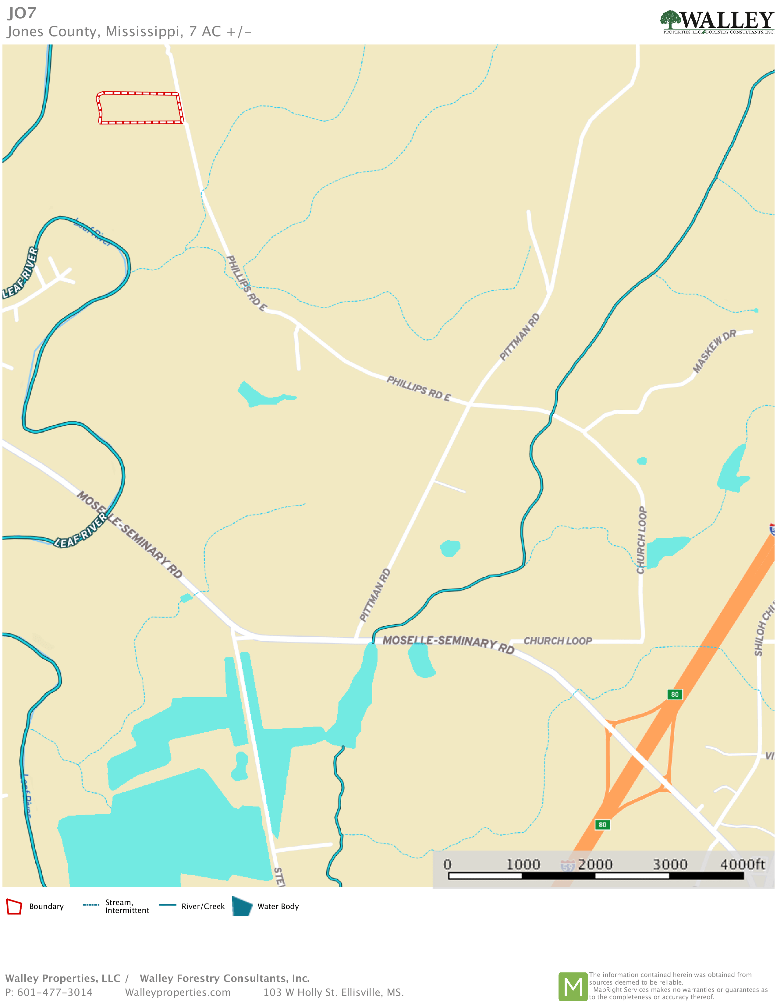 Moselle, Jones County, MS Recreational Property for sale Property ID