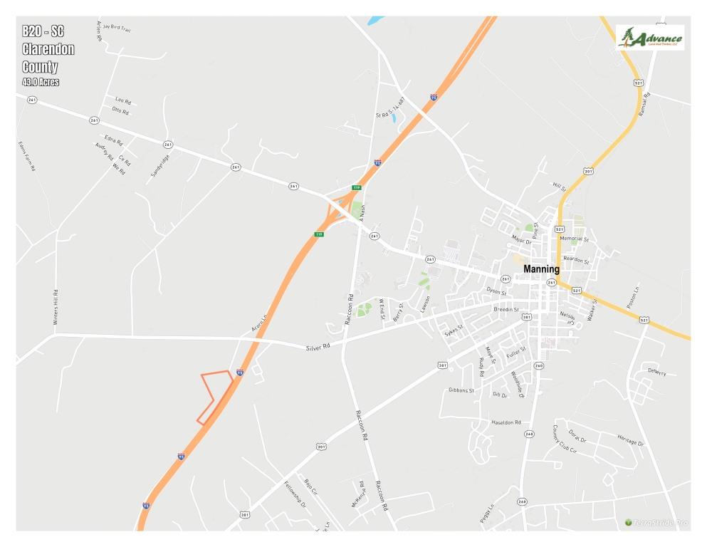 Manning, Clarendon County, SC Recreational Property, Timberland Property for sale Property ID